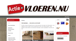 Desktop Screenshot of actievloeren.nu